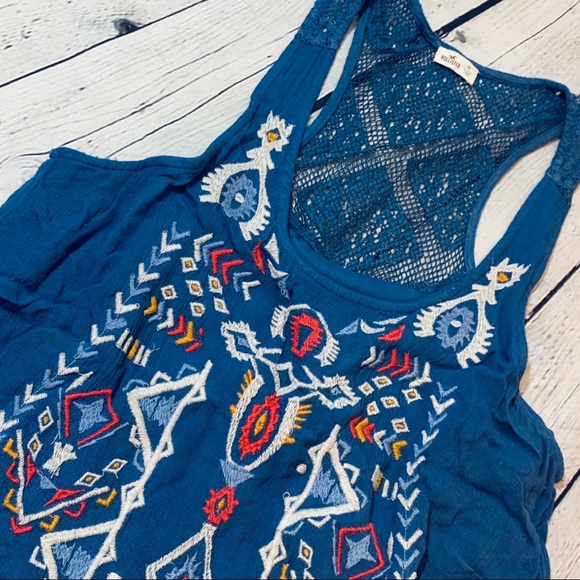 Hollister Dresses & Skirts - Hollister | Boho Sundress w/embroidered design